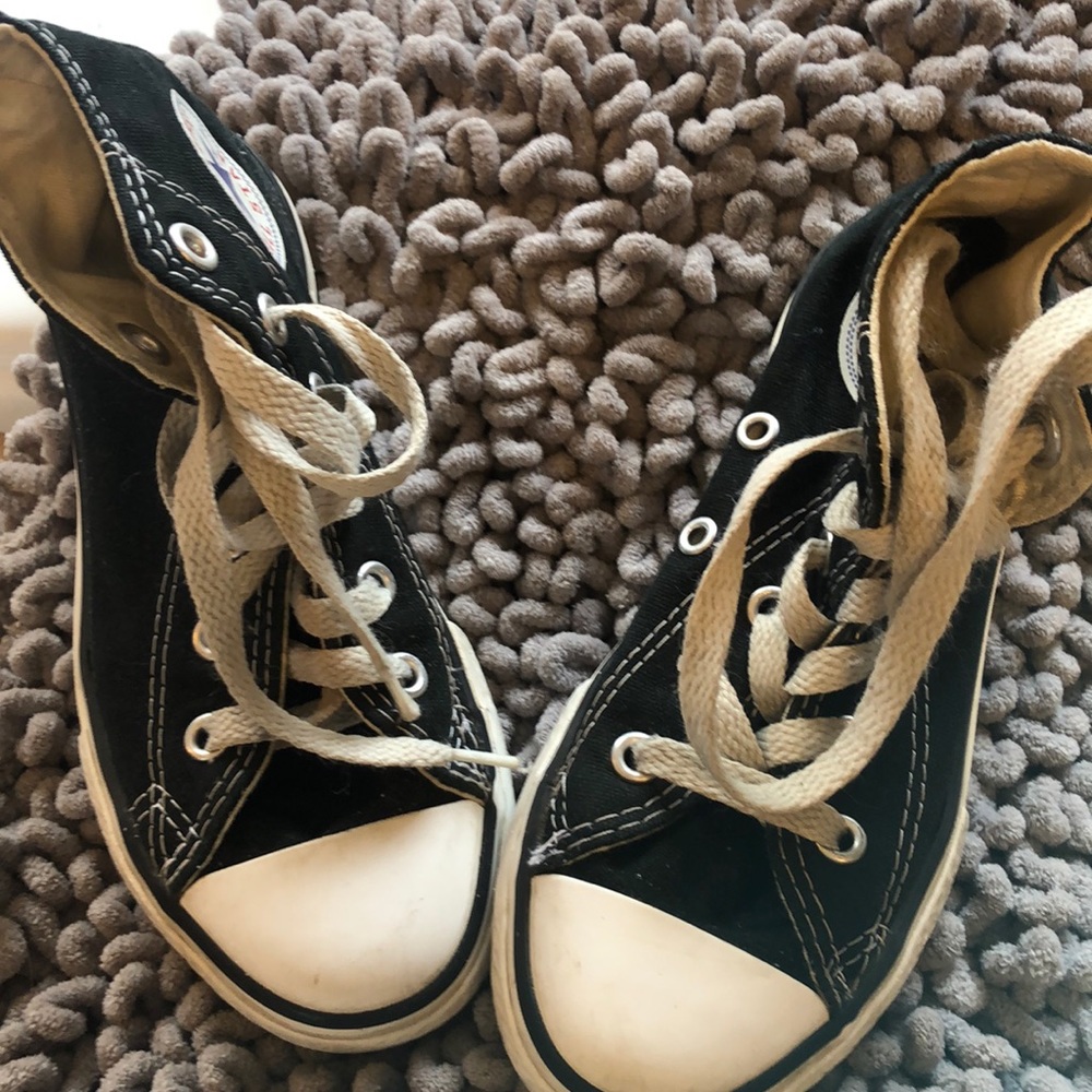 Kids Black Converse All Stars